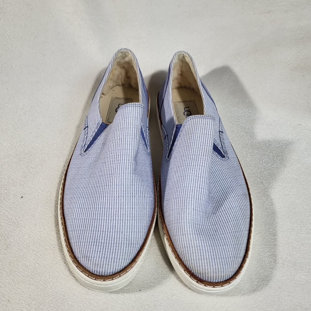 UGG Adley Stripe Slip On Sneakers Womens 9 - Picture 2 of 10